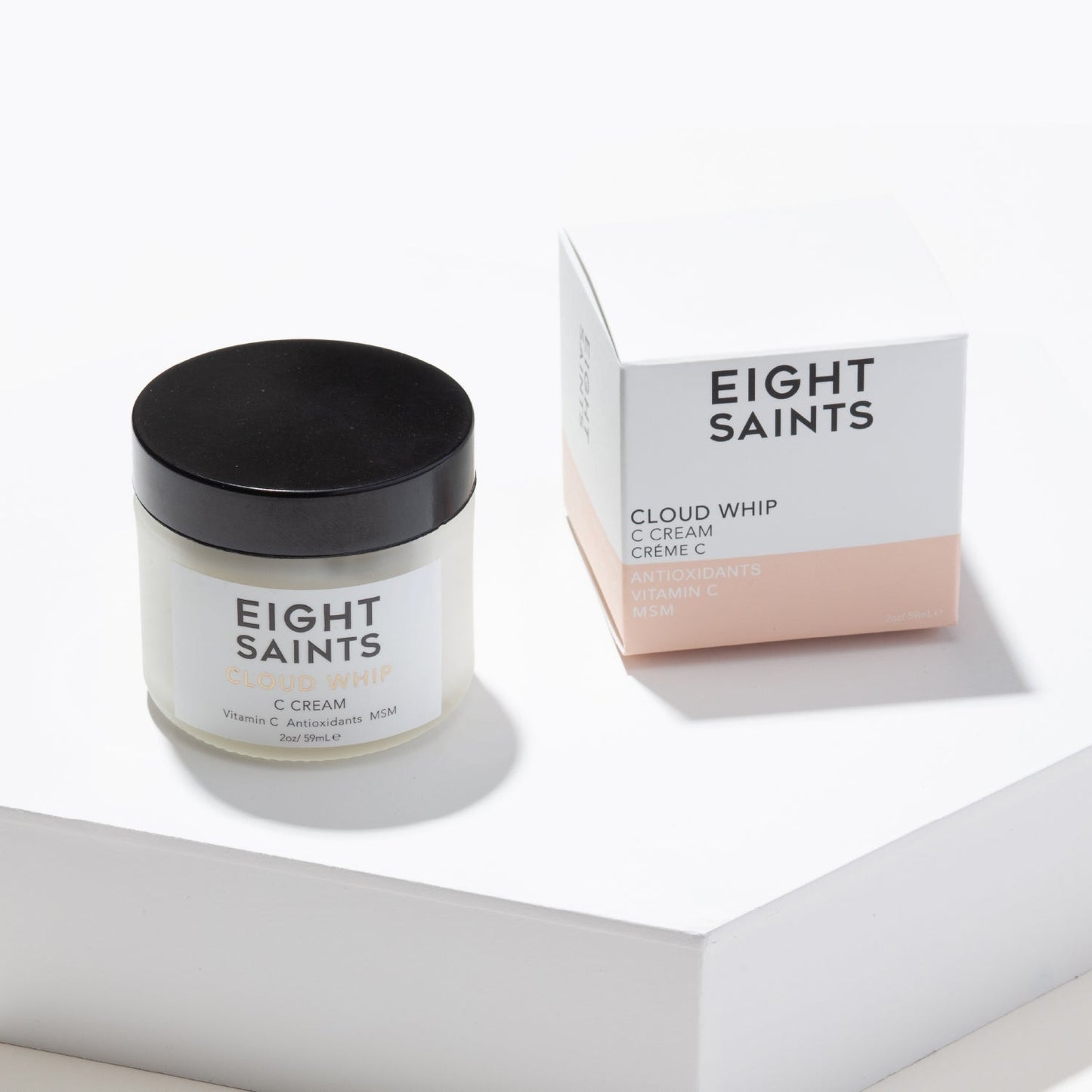 Eight Saints Skincare Cloud Whip Vitamin C Face Moisturizer Day Cream, Natural and Organic Face Cream For Women, Anti Aging Cream For Face To Reduce Fine Lines and Wrinkles, 2 Ounces