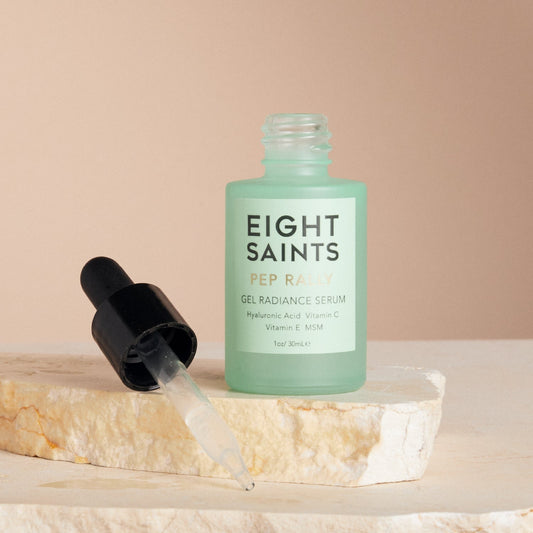 Eight Saints Skincare Pure Hyaluronic Acid Serum for Face Plumping, Natural and Organic Vitamin C Face Serum with Vitamin E for Fine Lines, Reduces Wrinkles, Firming, Hydrating, Anti-Aging, 1 Oz